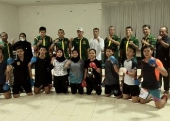 KONI Medan Semangati Latihan Wushu Dan Karate