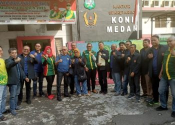 KONI Bandung Kunjungi KONI Medan