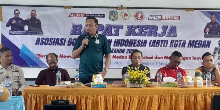 Ketua KONI Medan Buka Raker ABTI